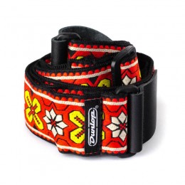 Dunlop D67-03RD Jacquard Avalon Red ремень гитарный, жаккард