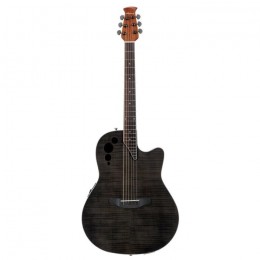 Applause AE44IIP-TBKF Elite Mid Cutaway Trans Black Flame гитара электроакустическая